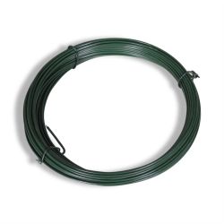 Stieple zn ar pvc 2.1-2.8mm zaļa 30m