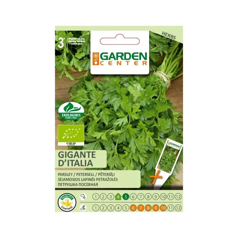 Sēklas Garden Center pētersīļi Gigante d'Italia, 2 g