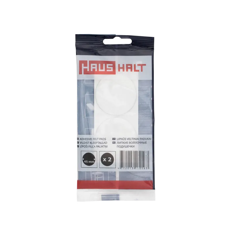 Baldų padukas Haushalt, balta sp., 4.5 cm, 2 vnt.