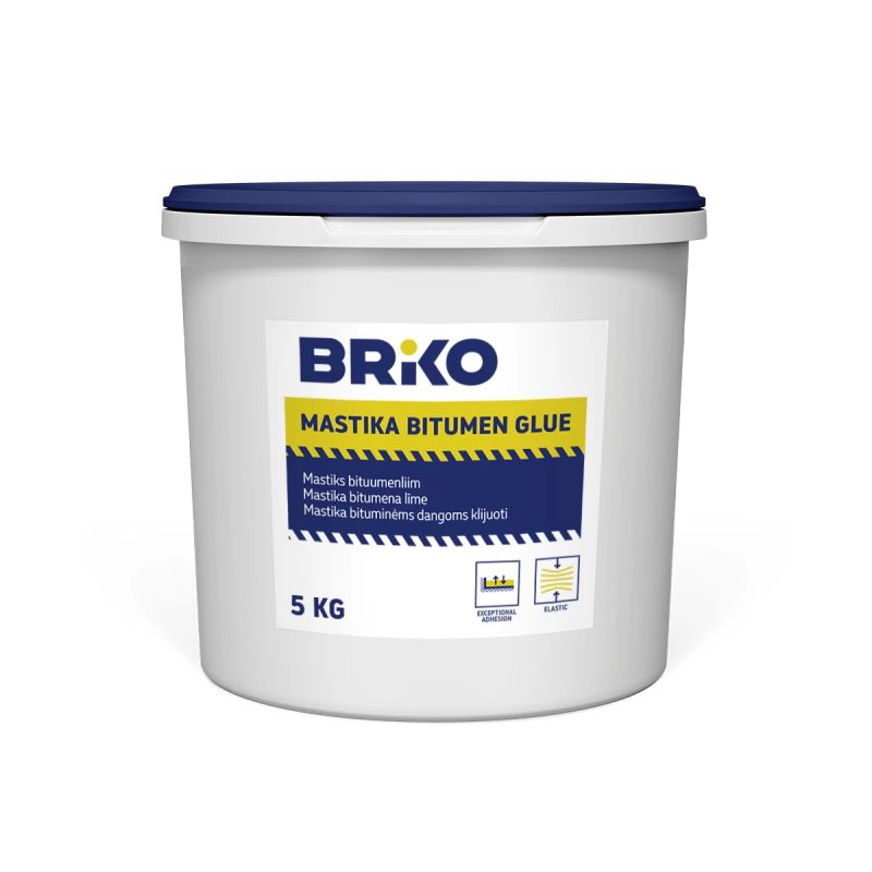 Mastika briko bitumen glue 5kg.
