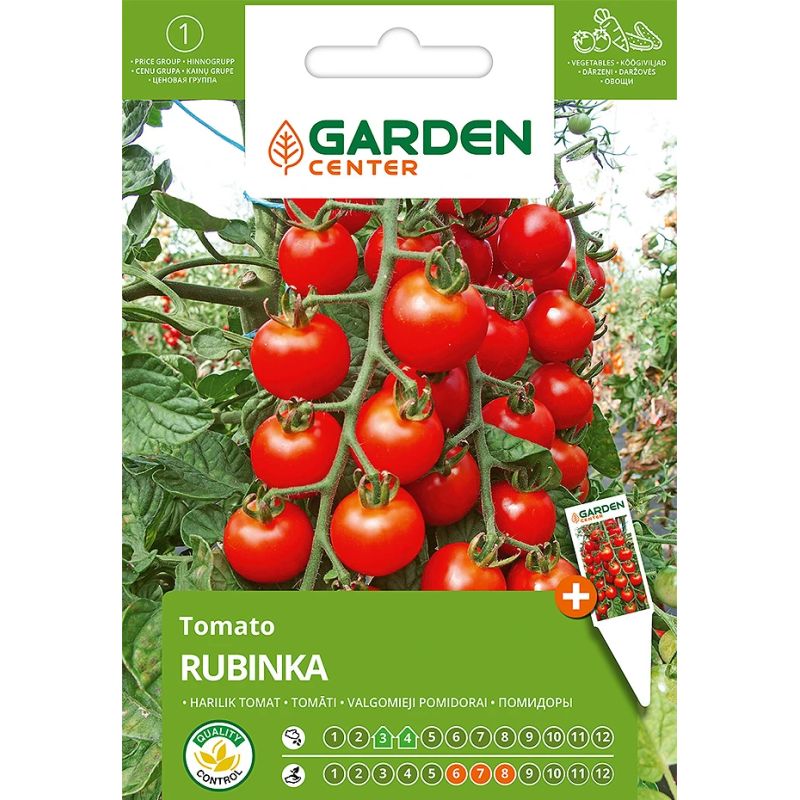 Sēklas dārzeņu tomāti rubinka 0.1g