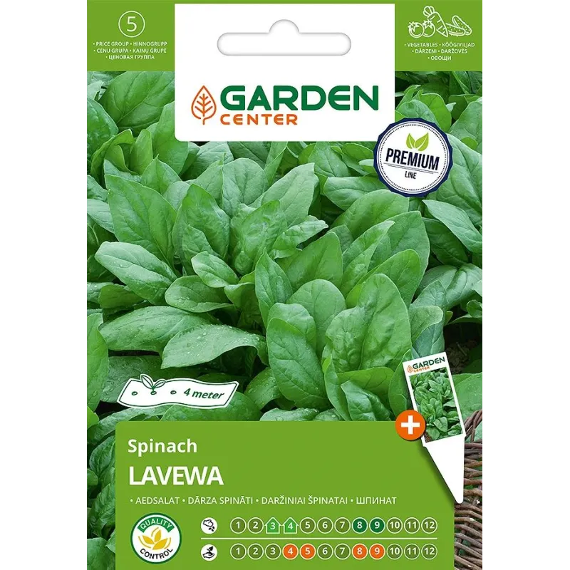 Sēklas Garden Center, spināti LAVEWA, 10 g, 4 m