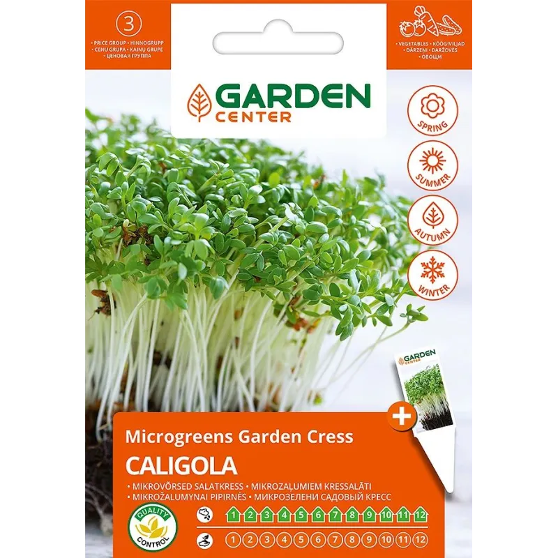 Sēklas Garden Center dīgšanas kressalāti CALIGOLA, 10 g