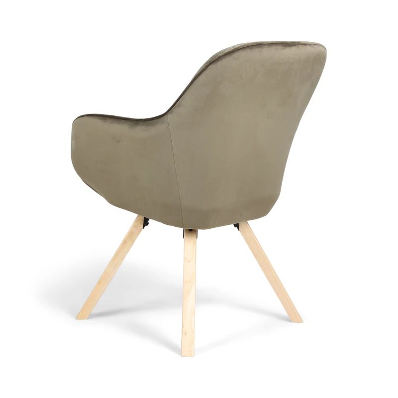 Ēdamistabas krēsls bago 84x59x61cm zaļš