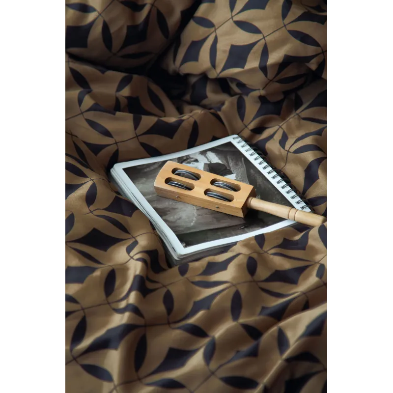 Gultas veļas komplekts Domoletti SOLARIS, brūna-melna, 200 x 220 cm