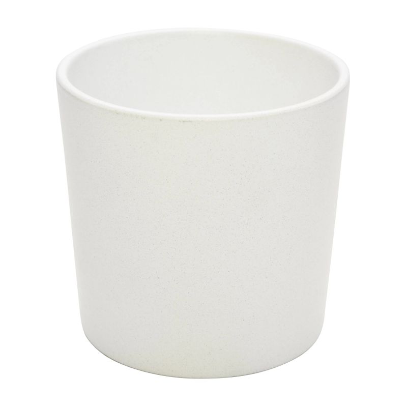 Keram. puķu pods charms struct d13 balts