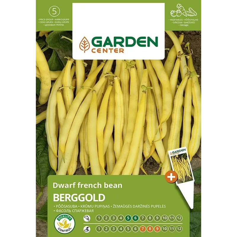 Sēklas Garden Center, pupiņas ,mazas, BERGGOLD, 20 g