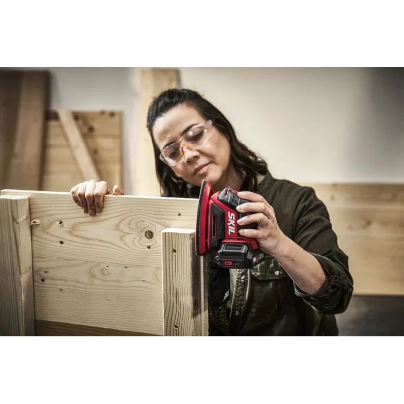 Akumulatora trīsstūrveida slīpmašīna Skil 3715CA, 20 V