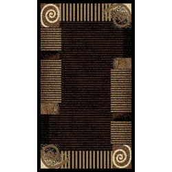 Paklājs Domoletti Shiraz 9630 B11, brūna, 150 cm x 80 cm