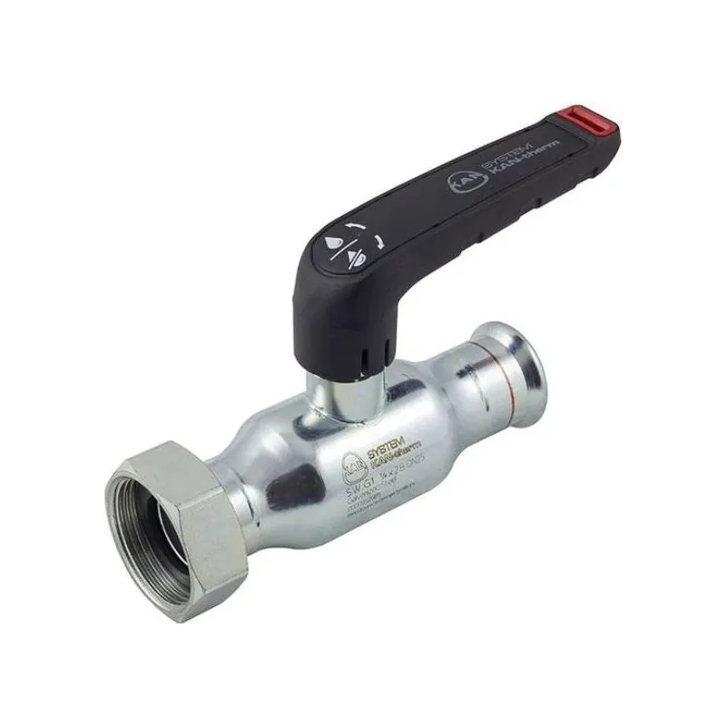 Ventilis KAN-therm 22X¾, lodveida, 22 mm