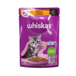 Konservi kaķēniem whiskas putna gaļa 85g
