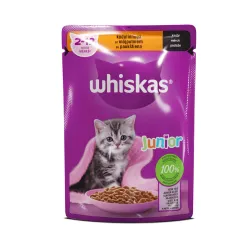 Konservi kaķēniem whiskas putna gaļa 85g