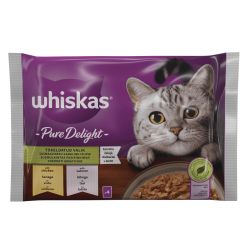 Konserv kaķiem whiskas vista-lasis 4x85g