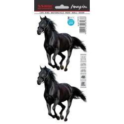 Наклейка на машину Avisa, 11 см x 12 см, 2 шт.