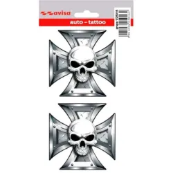 Auto uzlīme Avisa, 8 cm x 8 cm, 2 gab.