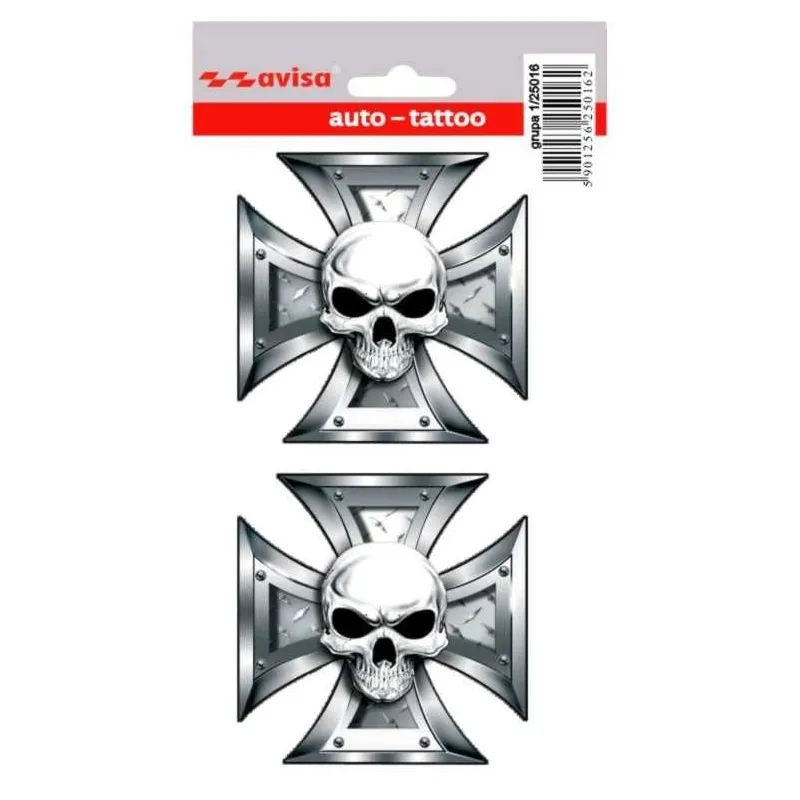 Auto uzlīme Avisa, 8 cm x 8 cm, 2 gab.