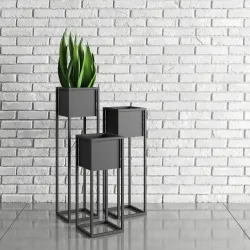 Statīvs augiem nantes 23x23x60cm melns