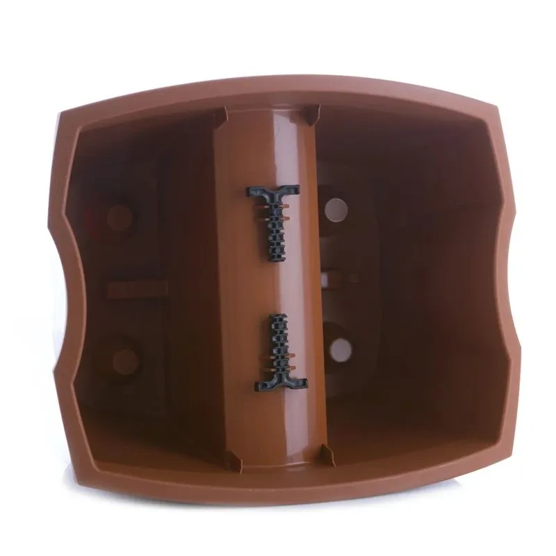 Balkona stādītājs Prosperplast Crown DCRO240, plastmasa, 24 cm x 28 cm, brūna krās.