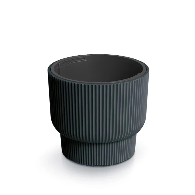 Puķu pods Prosperplast Milly DBMLR300-S433, plastmasa, antracīta