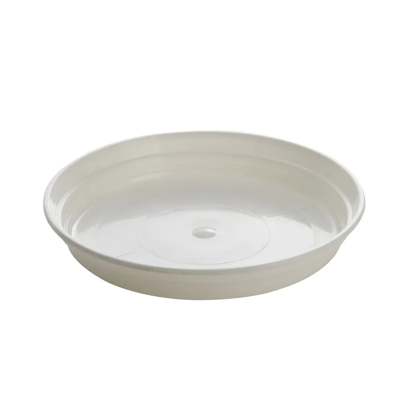 Puķu poda šķīvis Uniplastex UPO16, balta krās., 16 cm