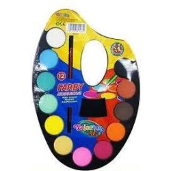 Akvarelis 12 krāsas 15660ptr