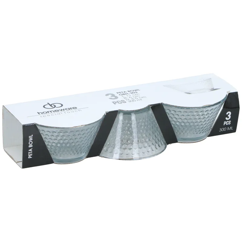 Bļoda, 12 cm, caurspīdīga, 0.3 l