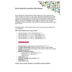 Mēslojums ziediem Biolan Natural, nūjas forma