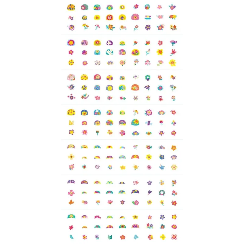 AVENIR 260+ nagu uzlīmes un tetovējumi - Zieds