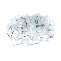 Kabelio laikiklis Thorsman TC 4 x 6, 4 - 6 mm, balta sp., 100 vnt.