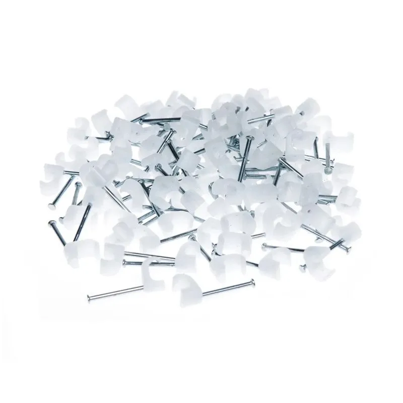 Kabeļu turētājs Thorsman TC 4 x 6, 4 - 6 mm, balta krās., 100 gab.