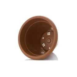 Gėlių vazonas Plasticotto, plastikinis, ruda sp.