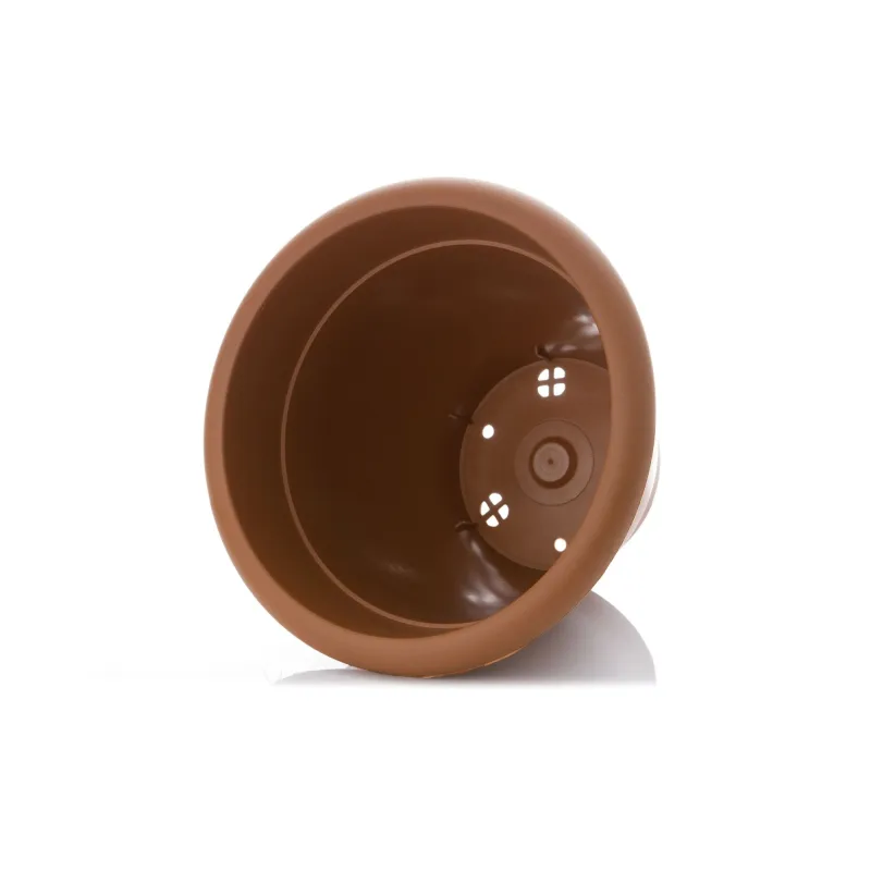 Gėlių vazonas Plasticotto, plastikinis, ruda sp.