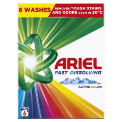 Veļas pulveris ariel color 330g