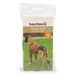 Apsauginės kelnaitės šunims Beeztees, S juoda sp.