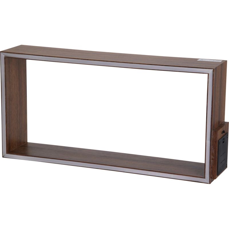 Plaukts sienas kubs led 49.5x10.2x24cm