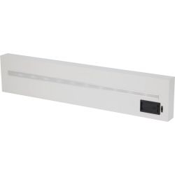 Plaukts sienas ar led 60x4x12.5cm balts