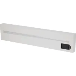 Sienas plaukts, balta, 60 cm x 12.5 cm x 4 cm