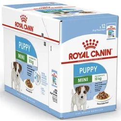 Mitrā barība ,konservi, suņiem Royal Canin Mini Puppy In Sauce, 0.085 kg x 12 gab.