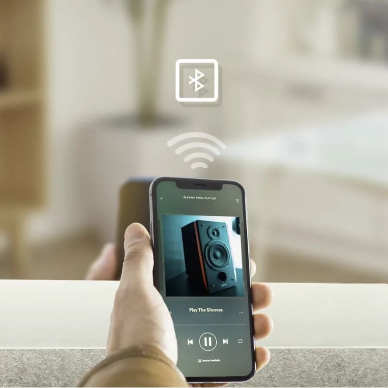 Discounted item - Aquamarine bathroom mirror with LED lighting 100x80 cm