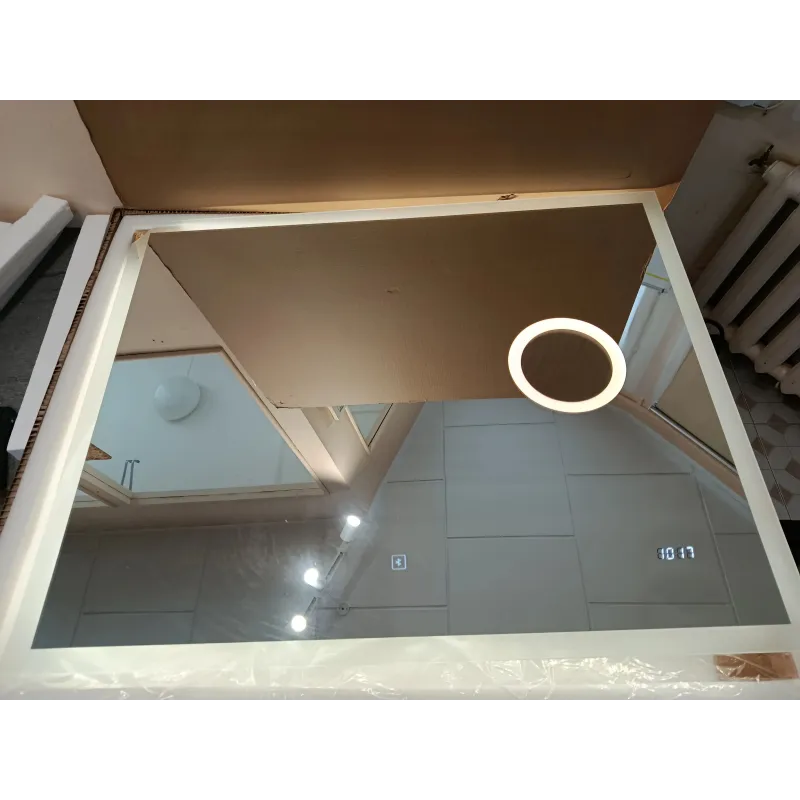 Nocenota prece - Aquamarin vannasistabas spogulis ar LED apgaismojumu 100x80 cm
