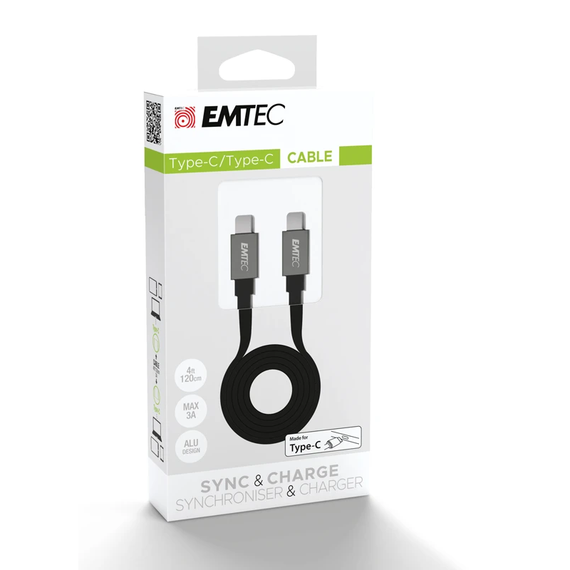 Emtec Cable Type-C to Type-C 1.2m