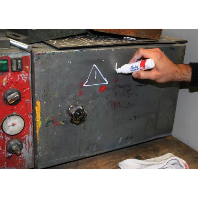 Marķieris kabatas krāsas 10mm zils