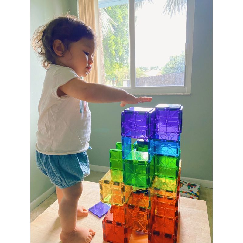 MAGNA-TILES Magnetinis permatomas konstruktorius, 32 det.