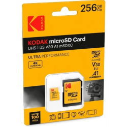 Kodak MicroSDXC 256GB UHS-I U3 Ultra