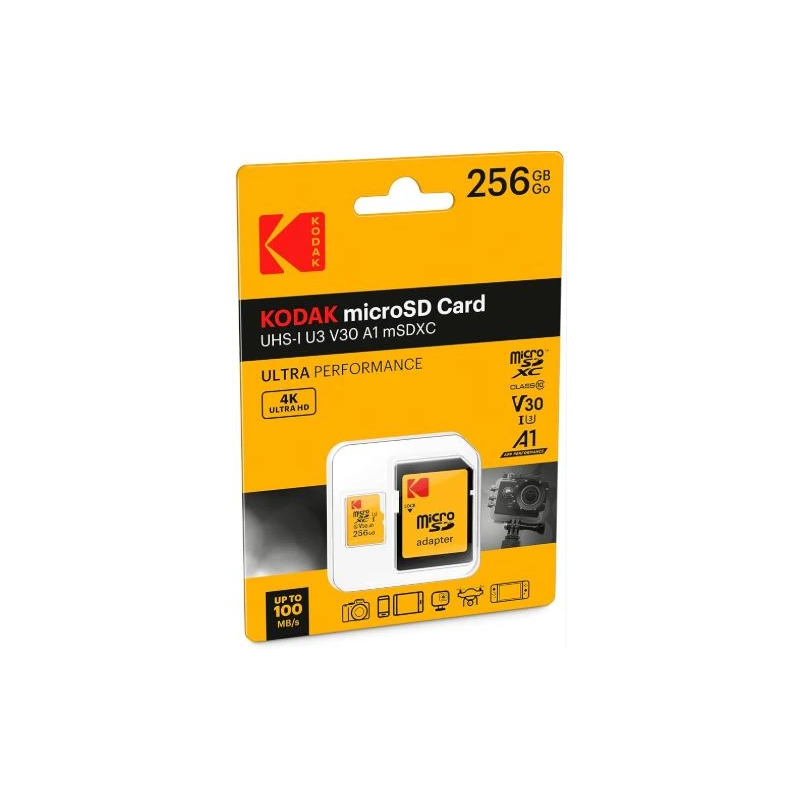 Kodak MicroSDXC 256GB UHS-I U3 Ultra