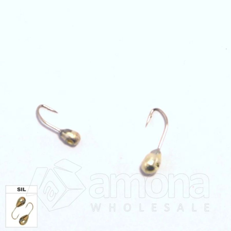 Egg W Spider Drop ar caurumu 3,5 mm, krāsots SIL