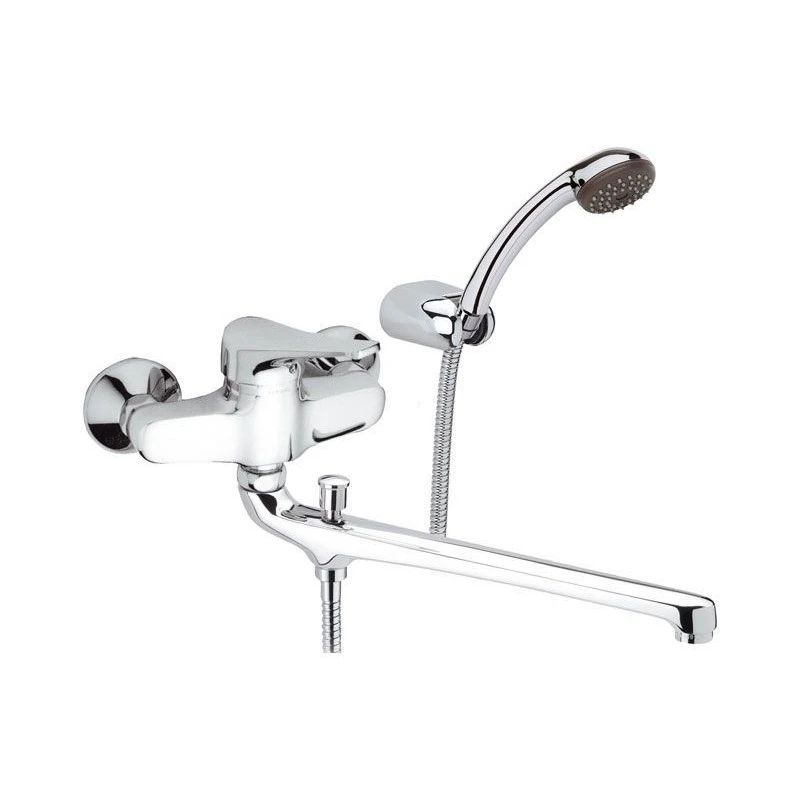 Ūdens maisītājs vannai Daniel Rio ar garo iztēku ar aksesuāriem