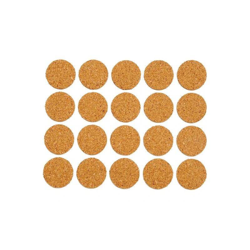 Paliktņi mēbeļu kājām D20 mm,20gb.Ķortis