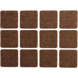 Paliktņi mēbeļu kājām 28x28 mm 12gb.Filc