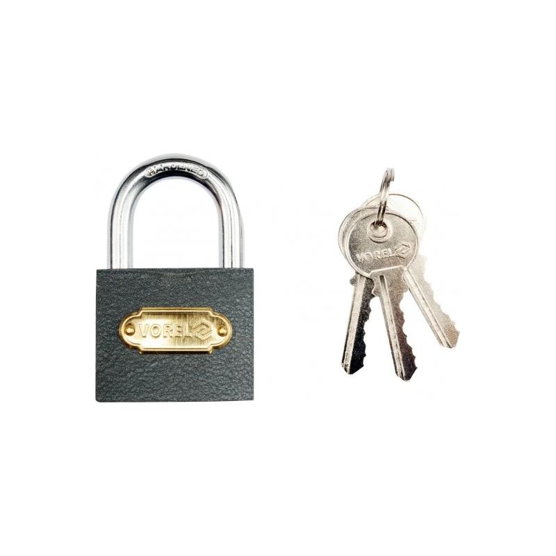 Piekaramā slēdzene 50 mm, 3 atslēgas